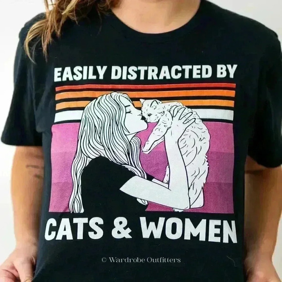 Bisexual Pride x Kitties Tee - Picture 1 of 4